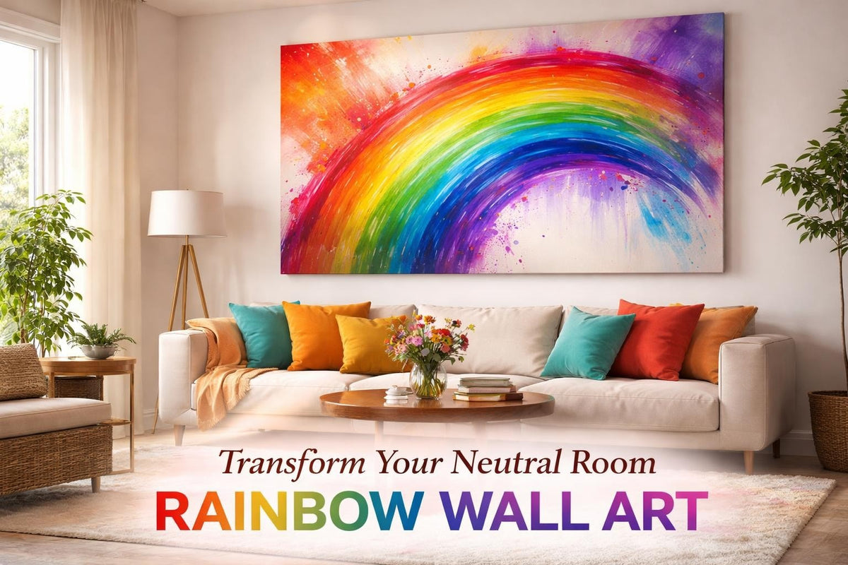 Rainbow Wall Art: Bold Ideas to Bring Joy to Your Walls