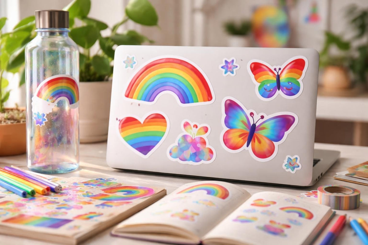 Rainbow Stickers: Bold Colour Statements for Every Space