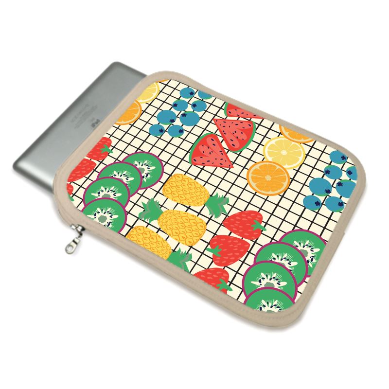 Fruity Loopy Florals iPad Slip Case – Bold Colourful Tech Sleeve