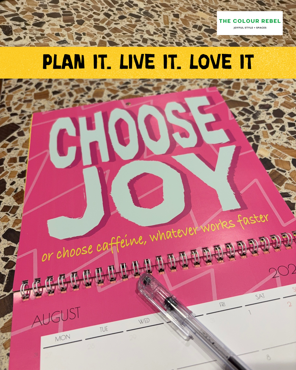 Positively Sarcastic 2026 Wall Calendar — Colourful + Funny Monthly Motivation for Women